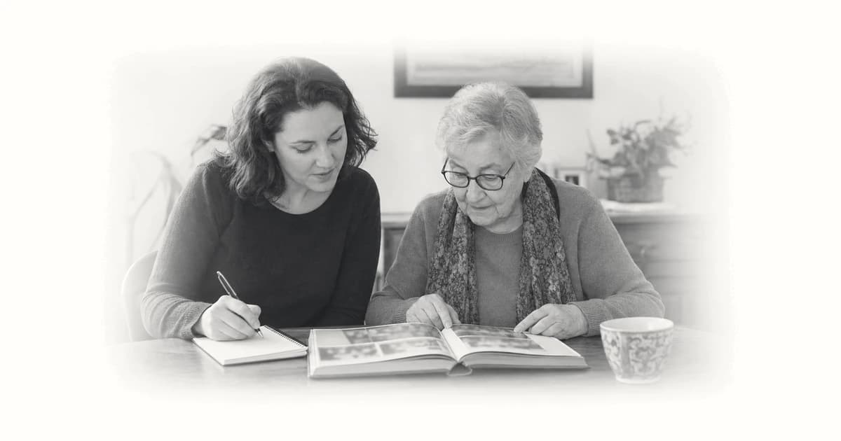 Dated notes about memory changes for an older parent