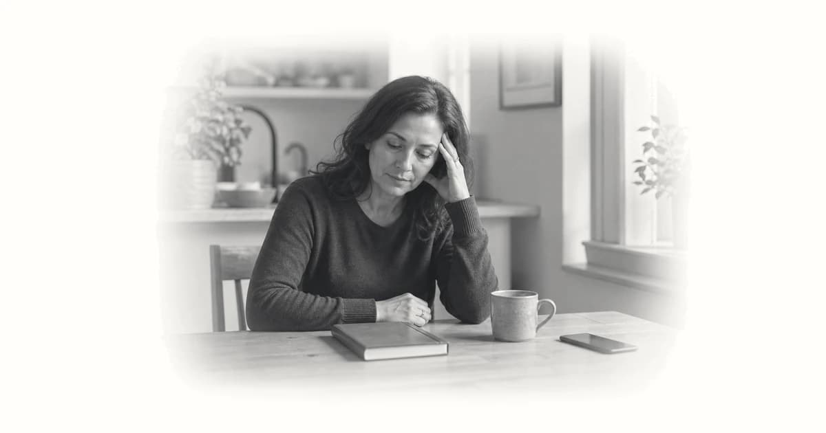 Caregiver completing a weekly wellbeing check-in